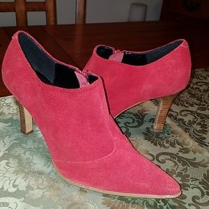 WANTED Suede Western Ankle Bootie